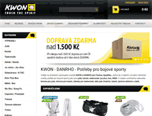 Tablet Screenshot of kwon-danrho.cz